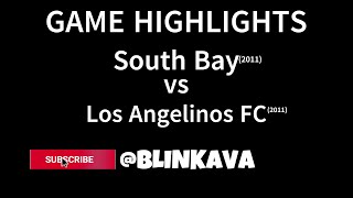 Los Angelinos FC vs South Bay  Match Game Highlights 72024 [upl. by Zacharie523]