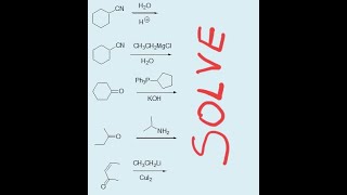 Provide products for Organic Reactions  Part 1 [upl. by Nedrob884]