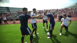 F2 KICK ABOUT WITH BAYERN MUNICH FIRST TEAM [upl. by Marline]