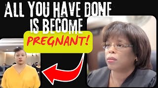 Pregnant Woman Violates Probation Judge Gives Her A Reality Check [upl. by Imnubulo]