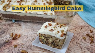 Easy Hummingbird Cake [upl. by Lirbaj]