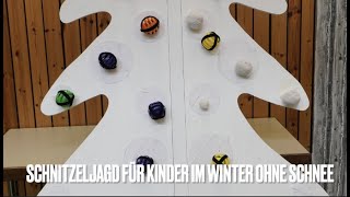 Schnitzeljagd für Kinder im ❄️Winter 🎿ohne ⛄️Schnee ⛷ [upl. by Roth868]