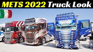 METS Milano European Truck Show 2022 by Truck Look  Camion Decorati Rho Fiera Milano Transpotec [upl. by Yerd]