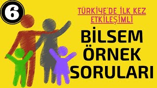 BİLSEM Örnek Soruları  6 Gölge ETKİLEŞİMLİ [upl. by Ogdon]