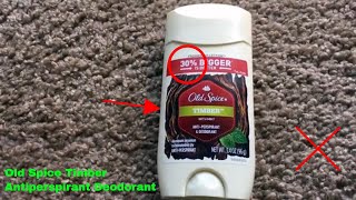 ✅ How To Use Old Spice Timber Antiperspirant Deodorant Review [upl. by Kaazi595]