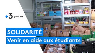 Une épicerie solidaire pour venir en aide aux étudiants à Metz [upl. by Woolcott]