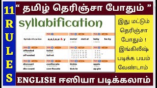 ஆங்கிலம் பிரித்து படிப்பது எப்படி ENGLISH READING PRACTICE PRONUNCIATION ENGLISH PADIKKALAM EASYAH [upl. by Naved52]