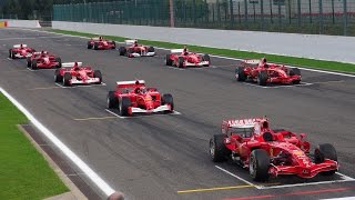 Ferrari Formula 1 Corse Clienti  EPIC Line up V8V10V12 [upl. by Aia780]