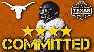 BREAKING Aaron Butler COMMITS to the Texas Longhorns [upl. by Chien49]