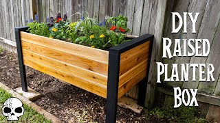 How to make a DIY Raised Planter Box [upl. by Niatsirhc]