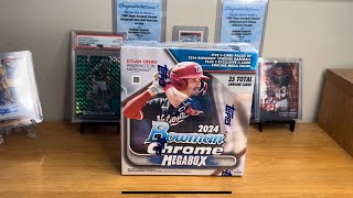 New Release 2024 Bowman Chrome Mega Box Review with OllieChurch [upl. by Aldora366]