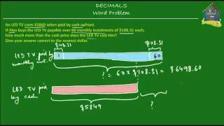 Singapore Maths Grade 5  Primary 5 Decimals Word Problem Q6 [upl. by Aronos576]