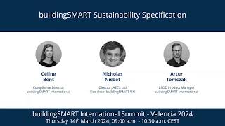 buildingSMART Sustainability Specification [upl. by Ijan]