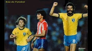 Brasil 1x1 Paraguai 23061985  Eliminatórias Copa de 86 [upl. by Nohtanhoj]