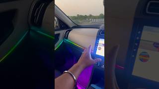 Car ambient light complete information new creta facelift best ambient light features [upl. by Noryt]