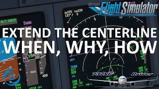 HOW and WHY do you EXTEND THE CENTERLINE the BOEING way Real 737 Pilot [upl. by Trimble35]