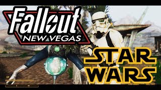 Courier Sith  Fallout New Vegas with Star Wars Stormtrooper mod [upl. by Skricki847]