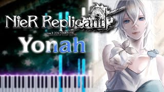 NieR Replicant 122 OST  Yonah  Ashes of Dreams piano transcription  sheet music [upl. by Keen592]