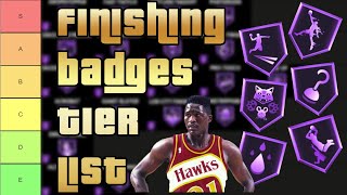 NBA 2K22  Finishing Badges Tier List [upl. by Pelmas]