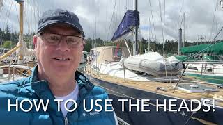 How To Use a Jabsco Marine Head [upl. by Tyree]