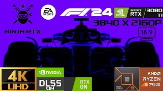 F1 24  RTX 3080 Ti 12GB 4K UHD Max settings RTX ON  DLSS ON [upl. by Snodgrass]