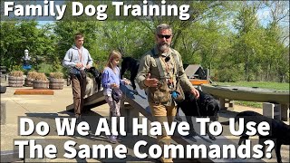 Dog Training Commands Should Everyone In My Family Use the Same Words [upl. by Vaish864]