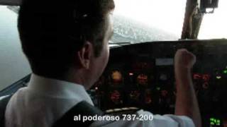 Ultimo Vuelo Comercial B737200 en Aerolineas Argentinas [upl. by Newton]