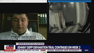 Johnny DeppAmber Heard bodycam Fight leads to police call  LiveNOW from FOX [upl. by Carma384]