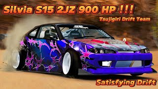 Silvia S15 2JZ 900 HP   Assetto Corsa Satisfying dosanook​ [upl. by Ahsenac218]