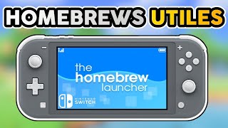 8 HOMEBREWS UTILES sur NINTENDO SWITCH [upl. by Anayaran36]