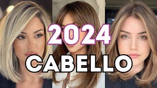 50 CORTES de CABELLO 2024 ✂️ TENDENCIAS CABELLO mujer [upl. by Milks112]