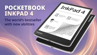 PocketBook InkPad 4  the world’s bestseller with new abilities [upl. by Essinger]