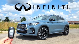 2023 Infiniti QX55  SUV  Coupe  Style for Miles 2023 Changes [upl. by Ahsitniuq]