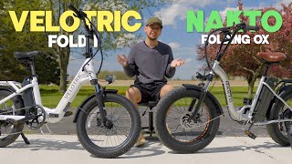 Velotric Fold 1 Ebike vs Nakto Folding OX Ebike [upl. by Ettenrahs]