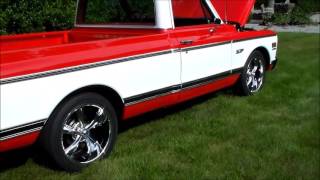 69 Chevy C10 Short Bed Fleetside Rotisserie Restored By Vtwinstov8scom [upl. by Etteve347]