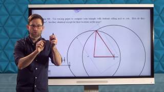 Common Core GeometryUnit 1Lesson 6Constructing a Triangle Given Its Sides [upl. by Goldston]