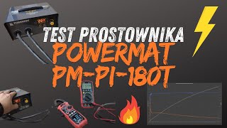 Test prostownika Powermat PMPI180T [upl. by Fletch]