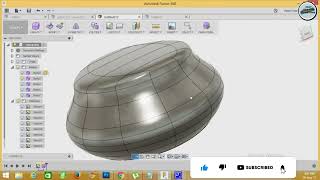 Fusion 360  T Spline Fill Hole Feature in Fusion 360 exercise20 [upl. by Cohlette912]