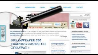 Floating Sidebar Menu  Dreamweaver Tutorial  1 of 2 [upl. by Suez529]