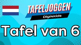 Tafeljoggen  De tafel van 6 [upl. by Gilberto]