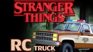 STRANGER THINGS RC TRUCK  Build video [upl. by Dodd233]