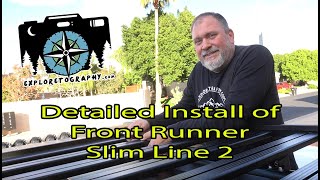 In the Garage Install Front Runner Slimline 2 Roof Rack on a Jeep Gladiator [upl. by Ange]