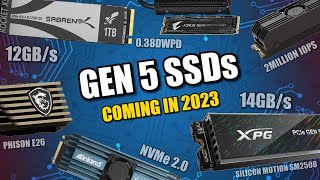 PCIe Gen 5 SSDs Coming in 2023 [upl. by Hines]