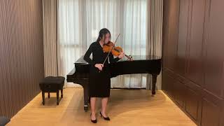 Violin Sonata No 1 Presto  Bach  Him Yau Tryphena LUK [upl. by Karlotte77]