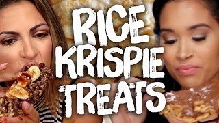 6 Extreme Rice Krispies Treat Creations Cheat Day [upl. by Dardani]