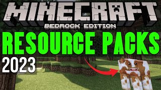 How To Add Texture Packs to Minecraft Bedrock Edition 2023 [upl. by Kalb755]