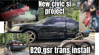 New civic si project import face off car meet [upl. by Letsirc784]