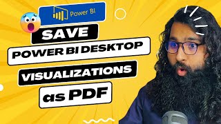 28 Save Power BI plots as report PDF  Power BI tutorials for Beginners [upl. by Nosimaj]