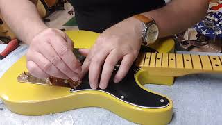 Keith Richards Micawber Telecaster is built on a low budget Part6 [upl. by Vihs]