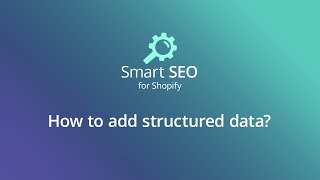 UPDATED How to add structured data [upl. by Halsey245]